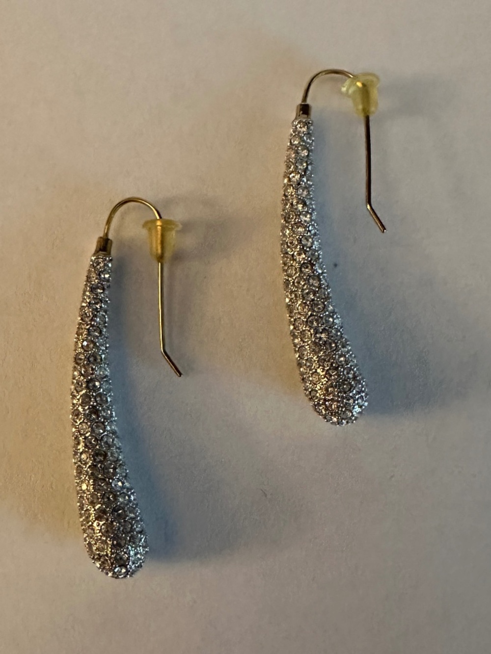 Touchstone Crystal Pave Teardrop Earrings